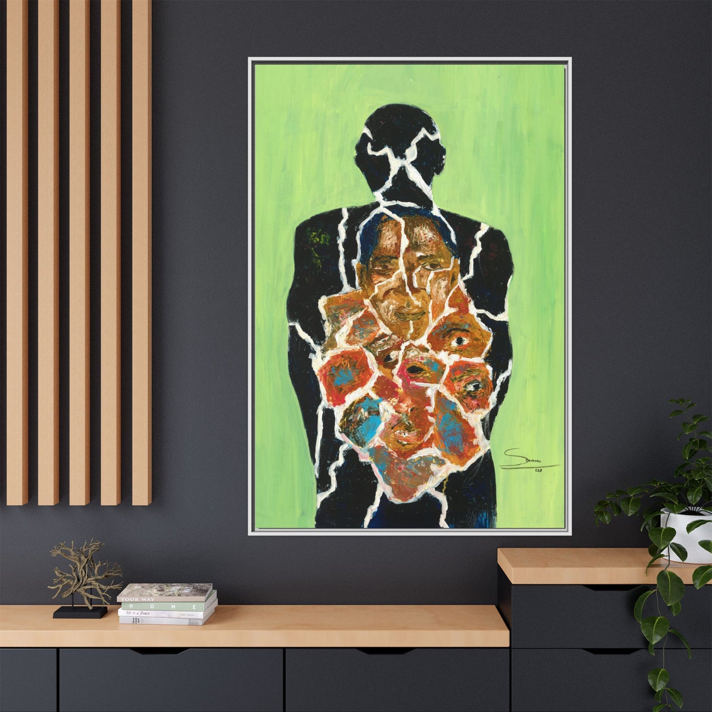 Framed Matte Canvas Print - The Fragment