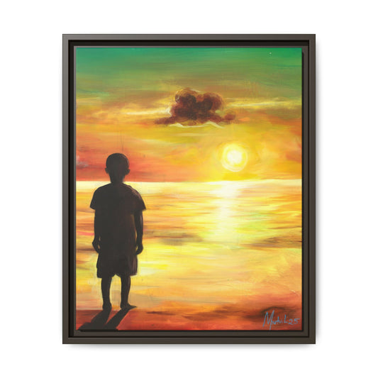 Framed Matte Canvas Print - Espoir (Hope)