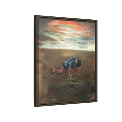 Framed Matte Canvas Print - L’espoir (Hope)