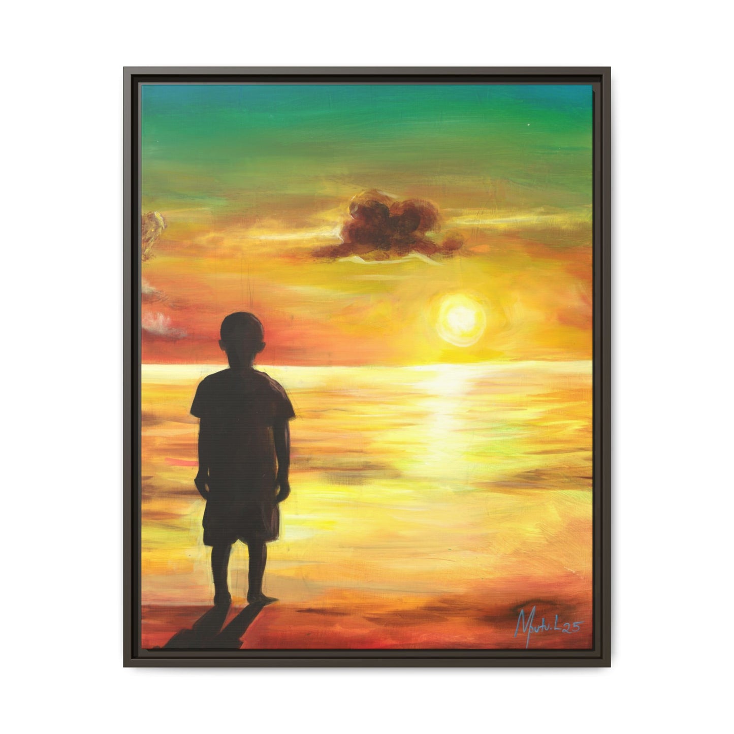 Framed Matte Canvas Print - Espoir (Hope)
