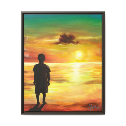 Framed Matte Canvas Print - Espoir (Hope)