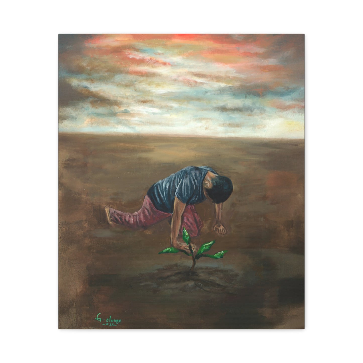 Canvas Art Print - L’espoir (Hope)