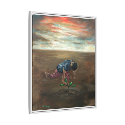 Framed Matte Canvas Print - L’espoir (Hope)