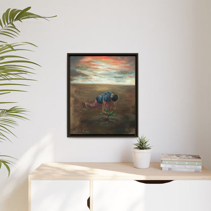 Framed Matte Canvas Print - L’espoir (Hope)