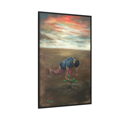 Framed Matte Canvas Print - L’espoir (Hope)