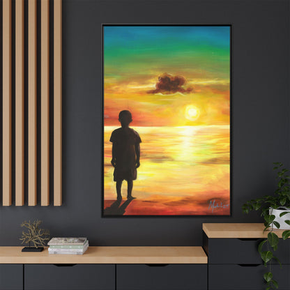 Framed Matte Canvas Print - Espoir (Hope)