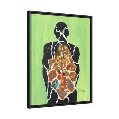 Framed Matte Canvas Print - The Fragment