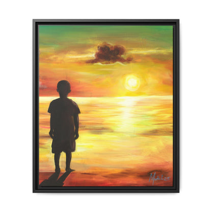 Framed Matte Canvas Print - Espoir (Hope)