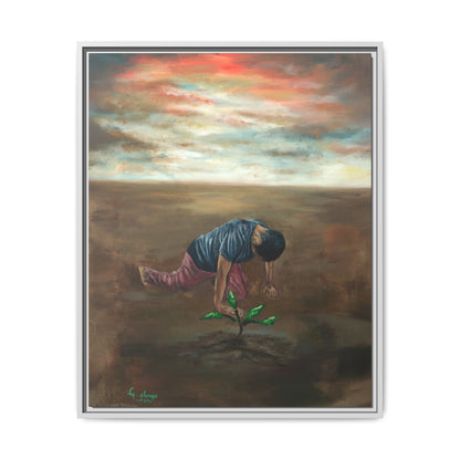 Framed Matte Canvas Print - L’espoir (Hope)