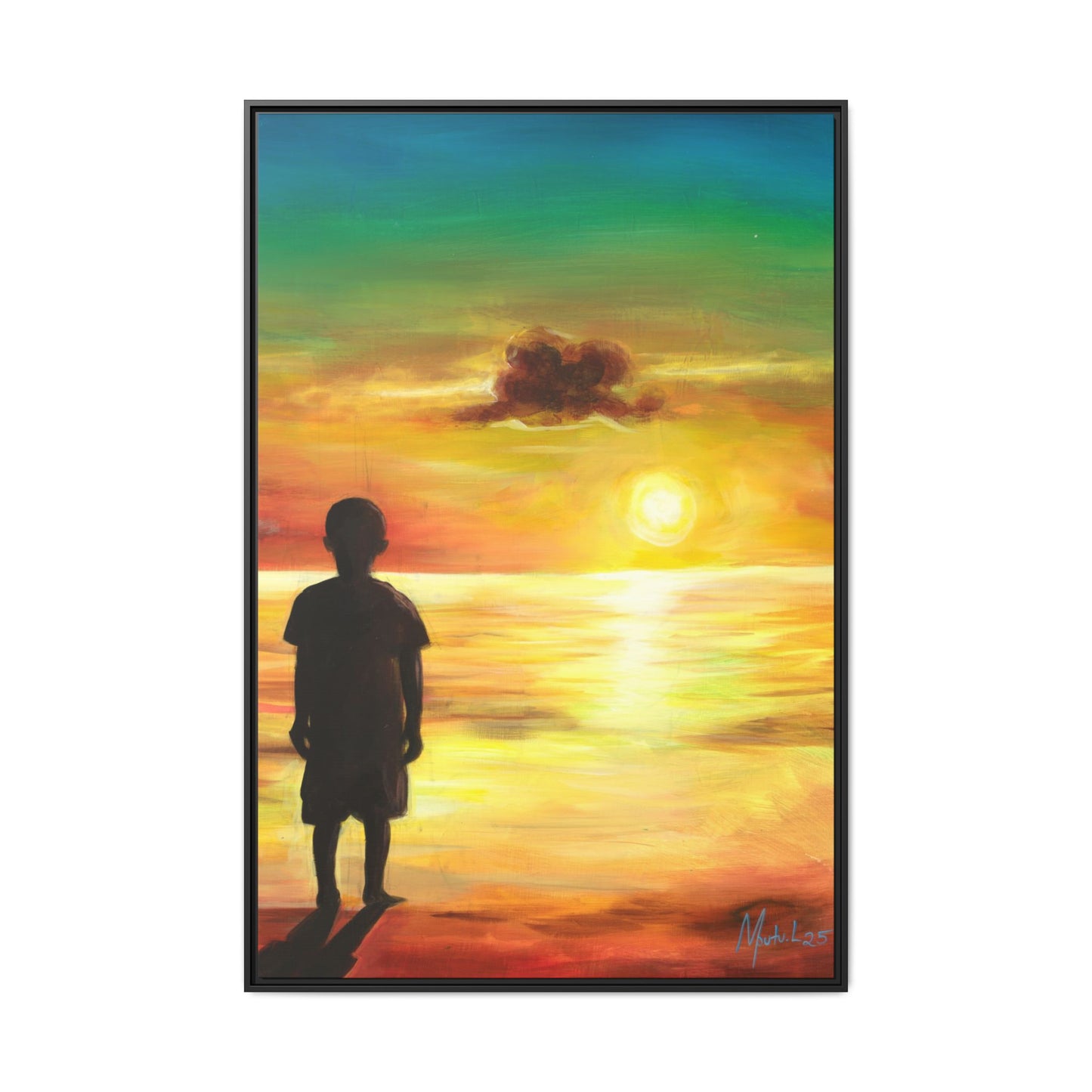 Framed Matte Canvas Print - Espoir (Hope)