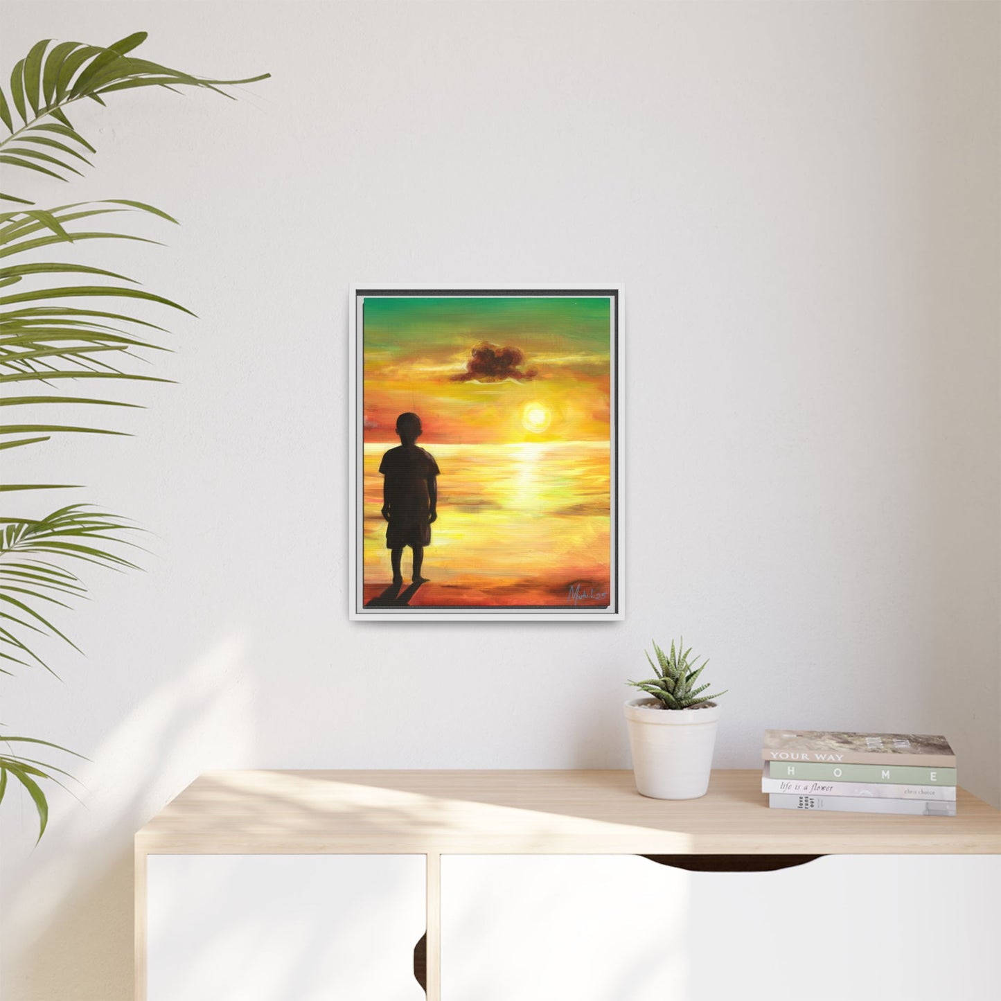Framed Matte Canvas Print - Espoir (Hope)