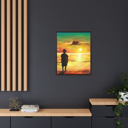 Framed Matte Canvas Print - Espoir (Hope)