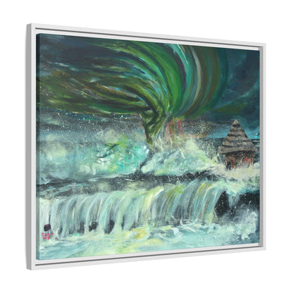 Framed Matte Canvas Print - Au Dela De Notre Souffrance (Beyond our Suffering)