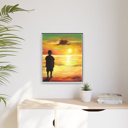 Framed Matte Canvas Print - Espoir (Hope)