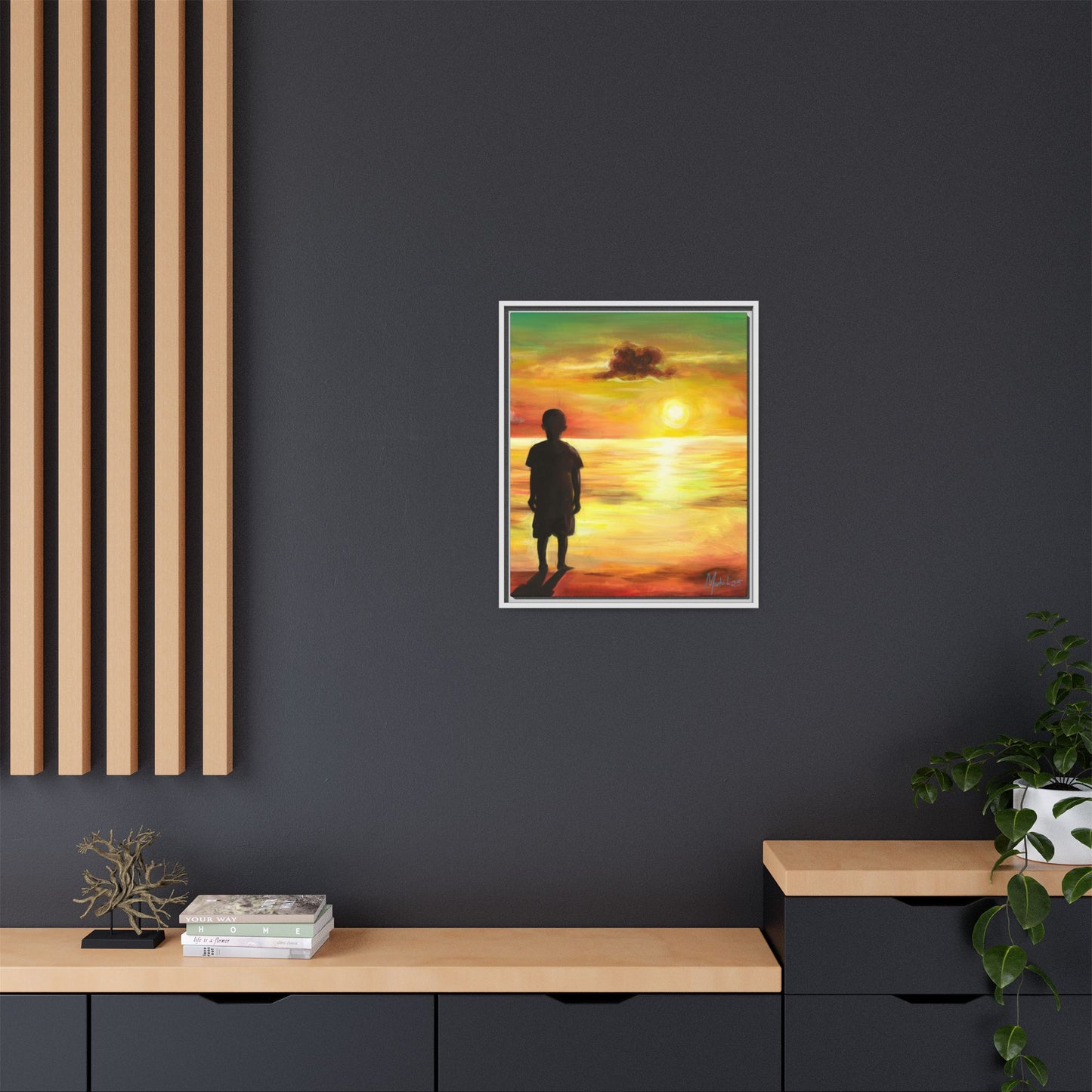 Framed Matte Canvas Print - Espoir (Hope)
