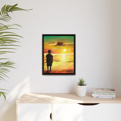 Framed Matte Canvas Print - Espoir (Hope)