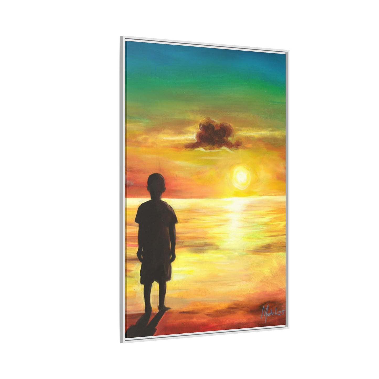 Framed Matte Canvas Print - Espoir (Hope)
