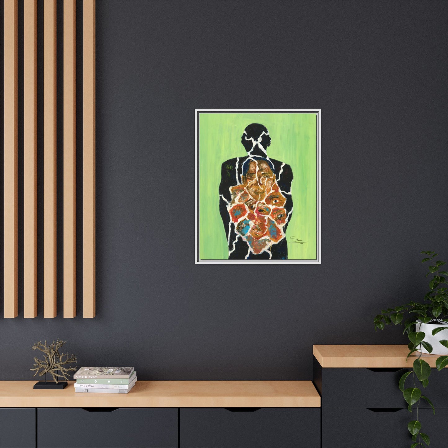 Framed Matte Canvas Print - The Fragment