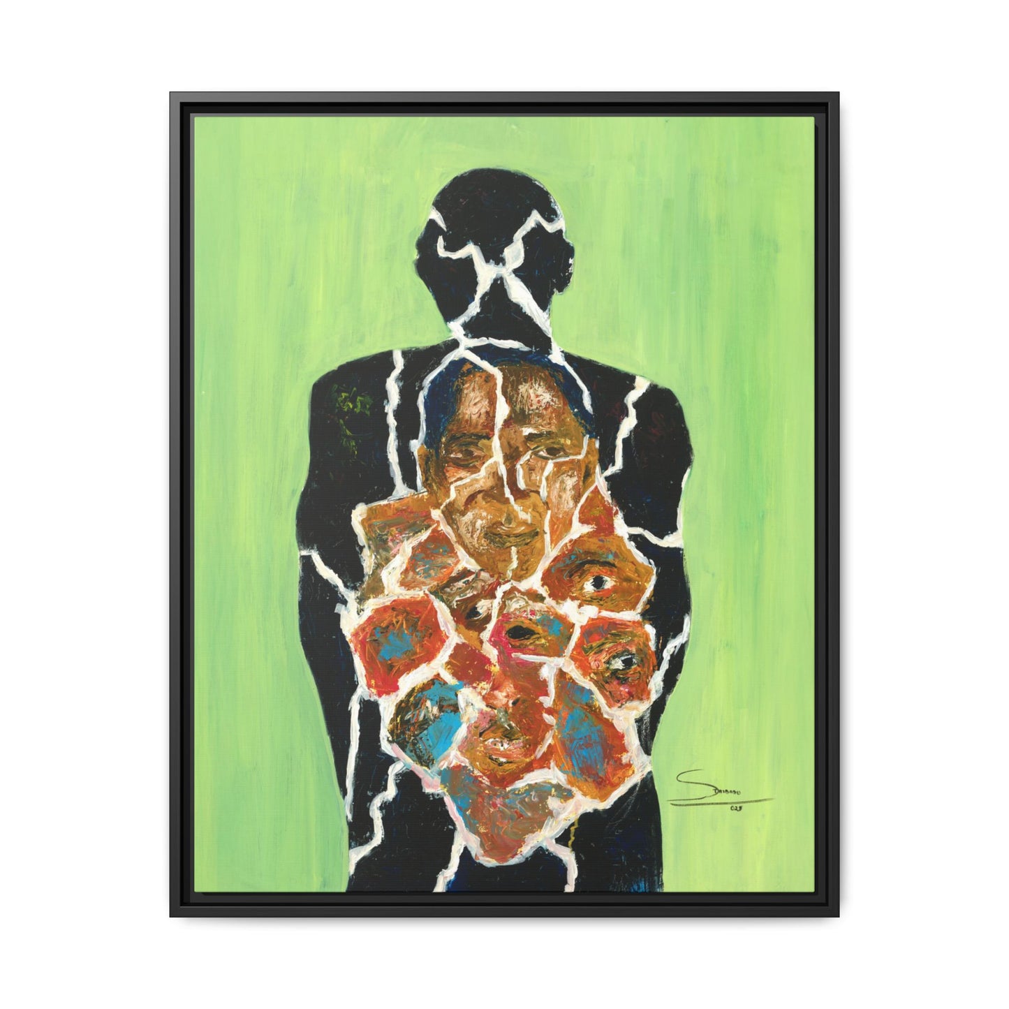 Framed Matte Canvas Print - The Fragment
