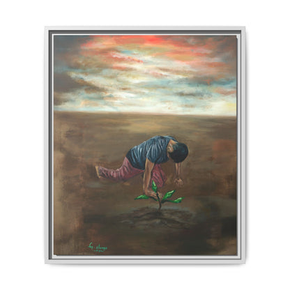 Framed Matte Canvas Print - L’espoir (Hope)