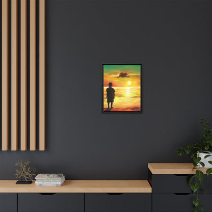 Framed Matte Canvas Print - Espoir (Hope)