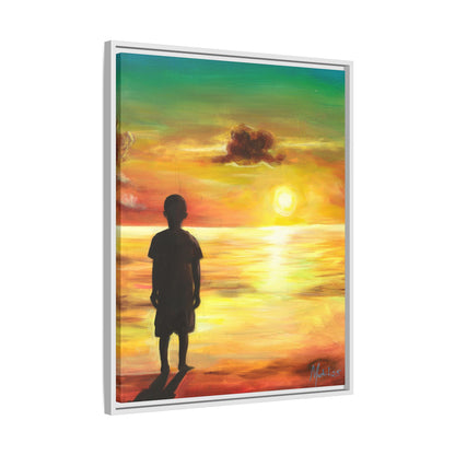 Framed Matte Canvas Print - Espoir (Hope)