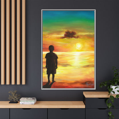 Framed Matte Canvas Print - Espoir (Hope)