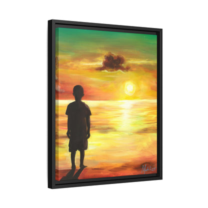 Framed Matte Canvas Print - Espoir (Hope)
