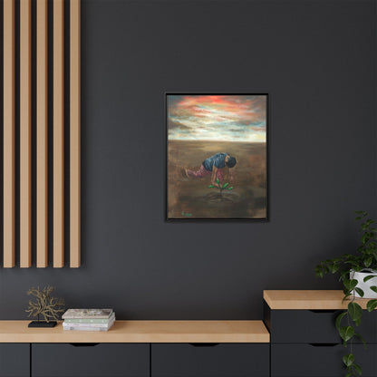 Framed Matte Canvas Print - L’espoir (Hope)