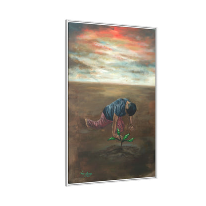 Framed Matte Canvas Print - L’espoir (Hope)
