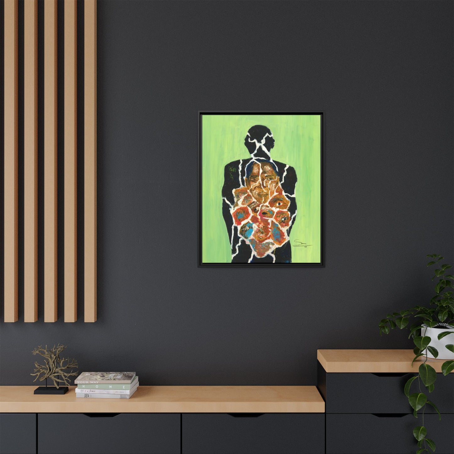 Framed Matte Canvas Print - The Fragment