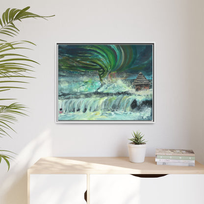 Framed Matte Canvas Print - Au Dela De Notre Souffrance (Beyond our Suffering)