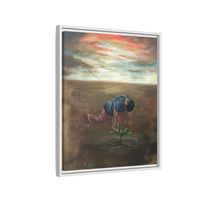 Framed Matte Canvas Print - L’espoir (Hope)
