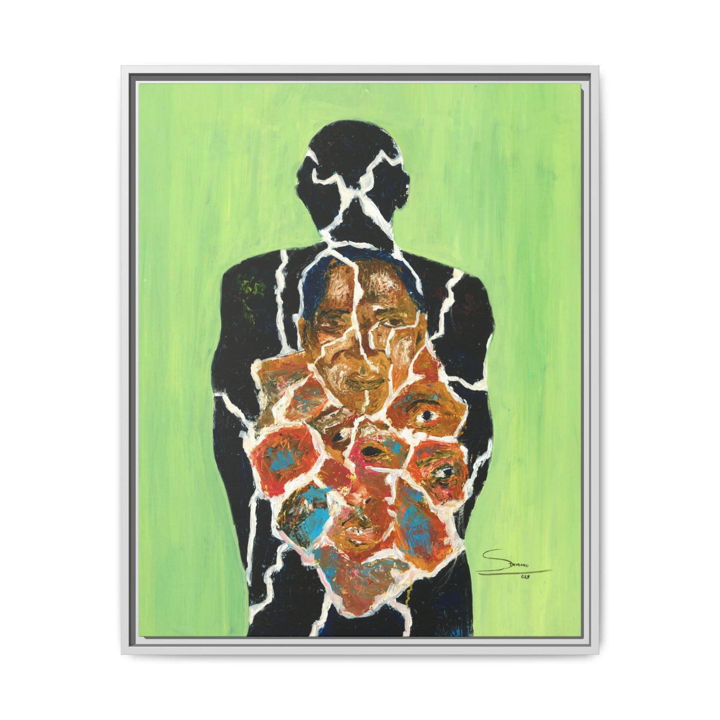 Framed Matte Canvas Print - The Fragment
