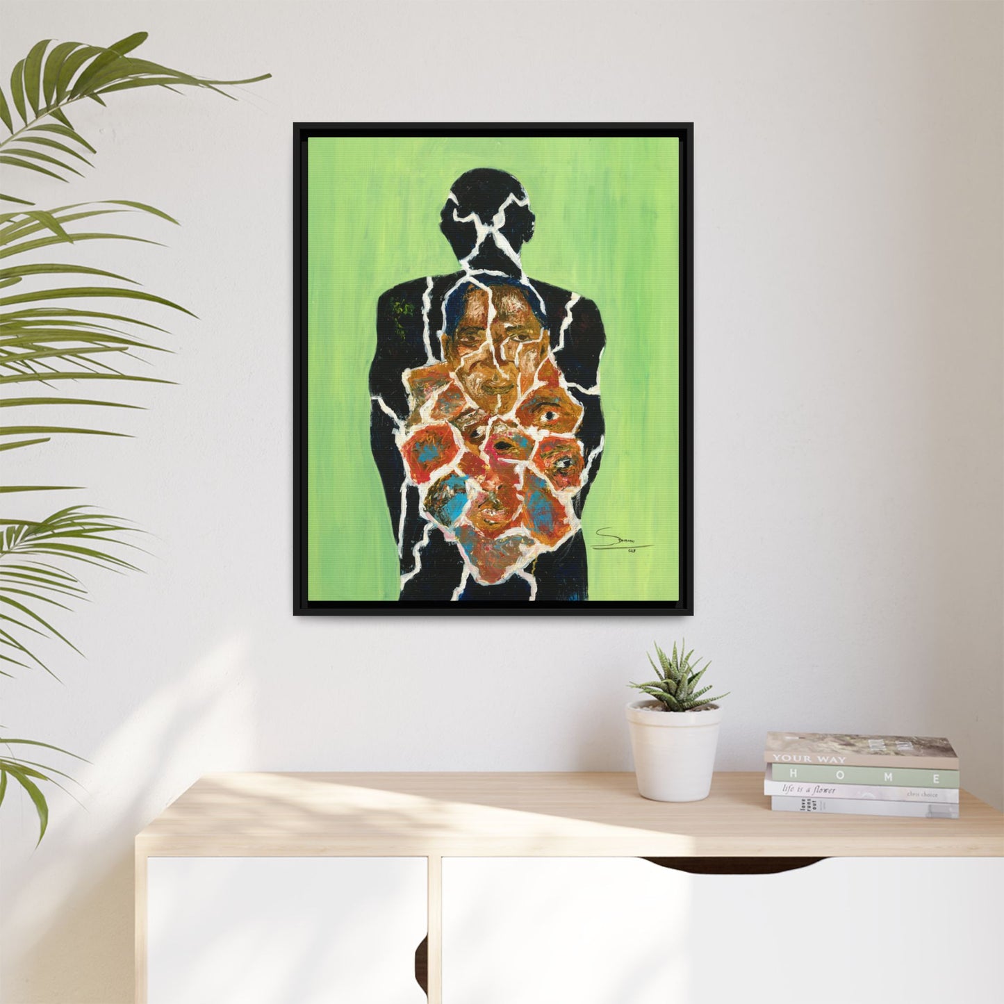Framed Matte Canvas Print - The Fragment