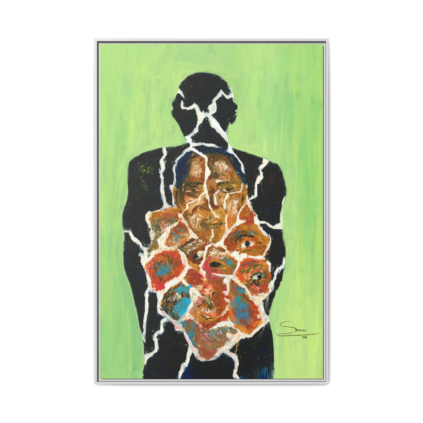 Framed Matte Canvas Print - The Fragment