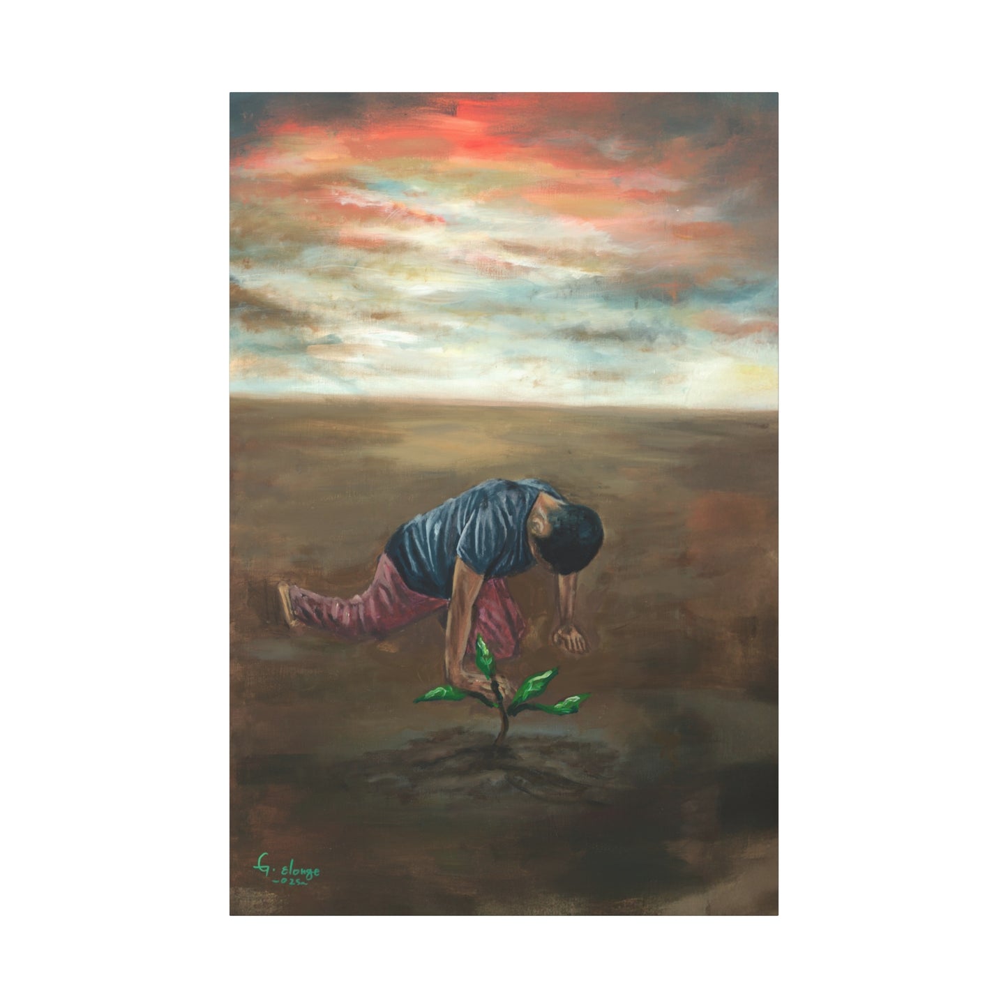 Canvas Art Print - L’espoir (Hope)