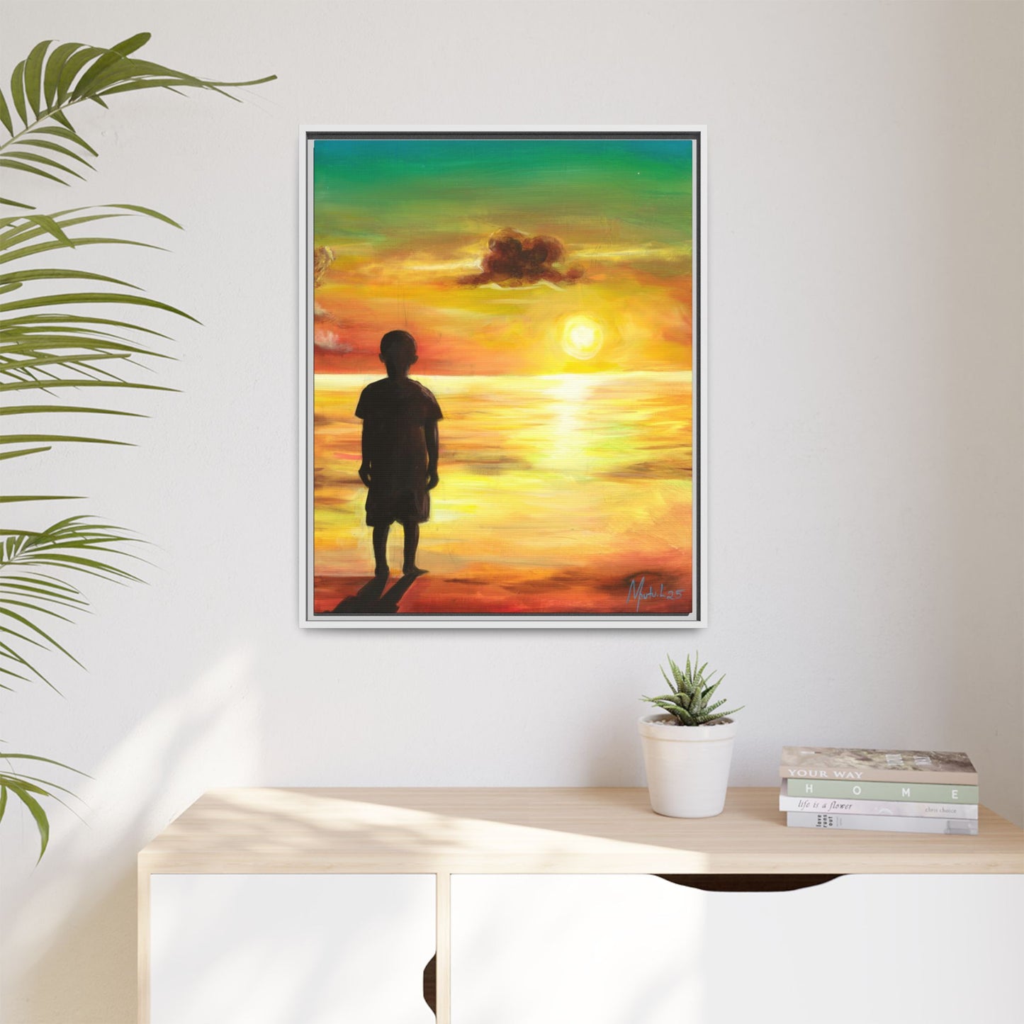 Framed Matte Canvas Print - Espoir (Hope)
