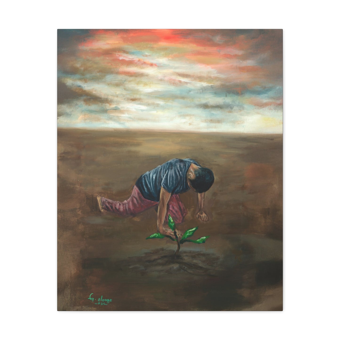 Canvas Art Print - L’espoir (Hope)