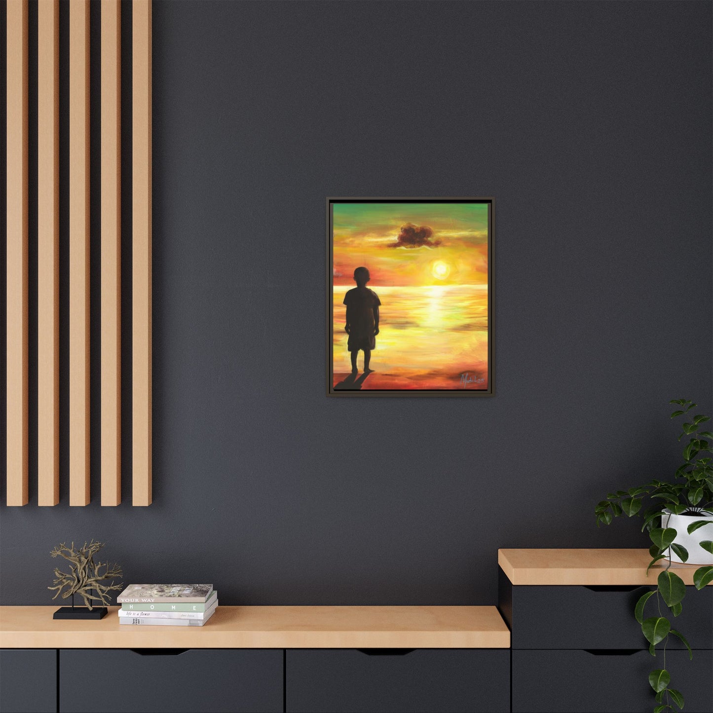 Framed Matte Canvas Print - Espoir (Hope)