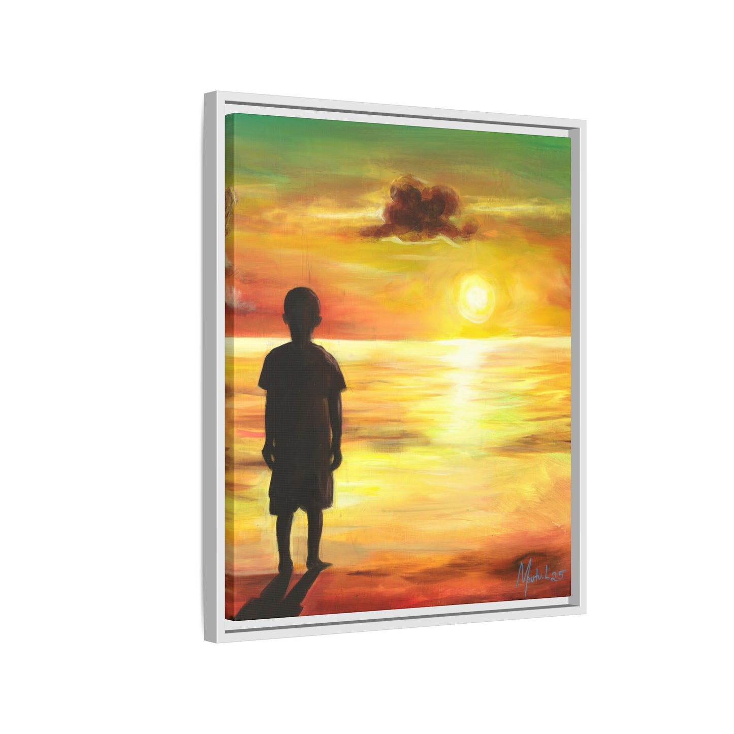 Framed Matte Canvas Print - Espoir (Hope)