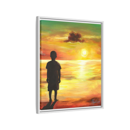 Framed Matte Canvas Print - Espoir (Hope)
