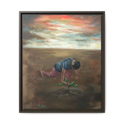 Framed Matte Canvas Print - L’espoir (Hope)
