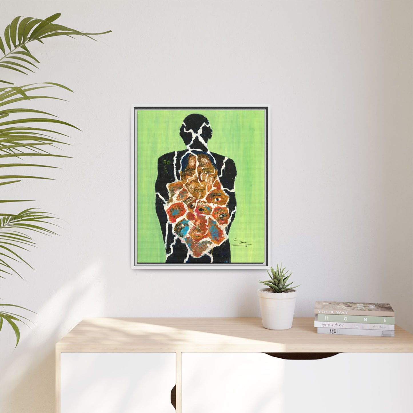 Framed Matte Canvas Print - The Fragment