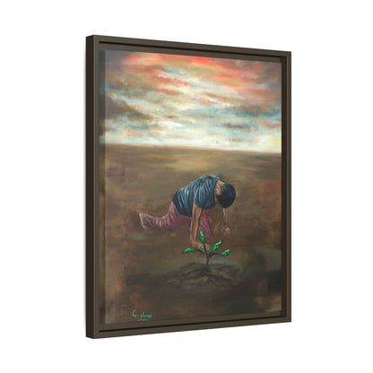 Framed Matte Canvas Print - L’espoir (Hope)