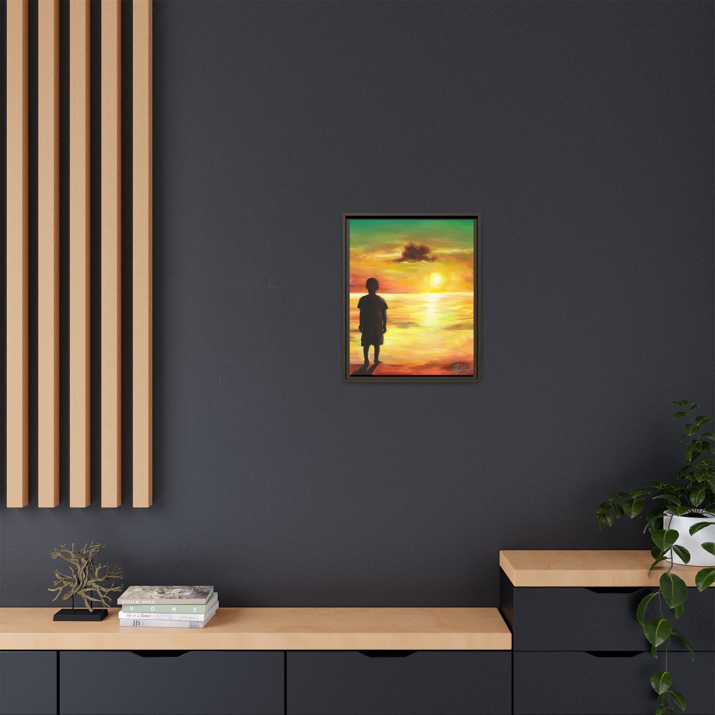 Framed Matte Canvas Print - Espoir (Hope)