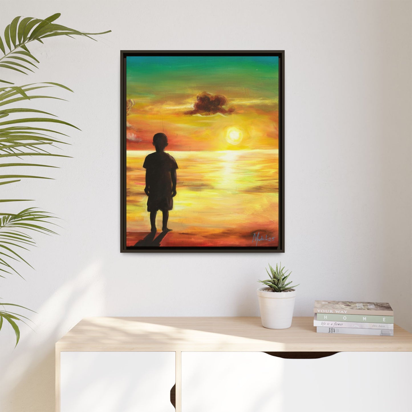 Framed Matte Canvas Print - Espoir (Hope)