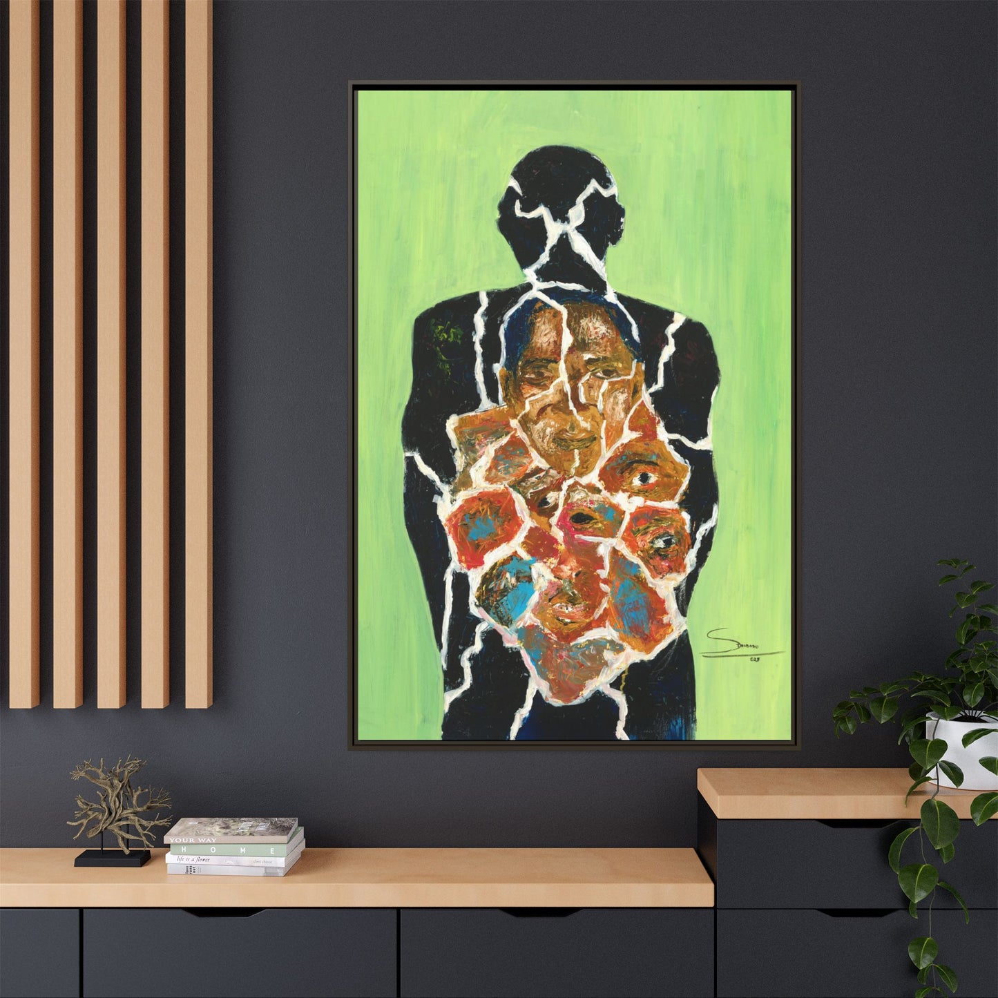 Framed Matte Canvas Print - The Fragment