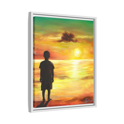 Framed Matte Canvas Print - Espoir (Hope)