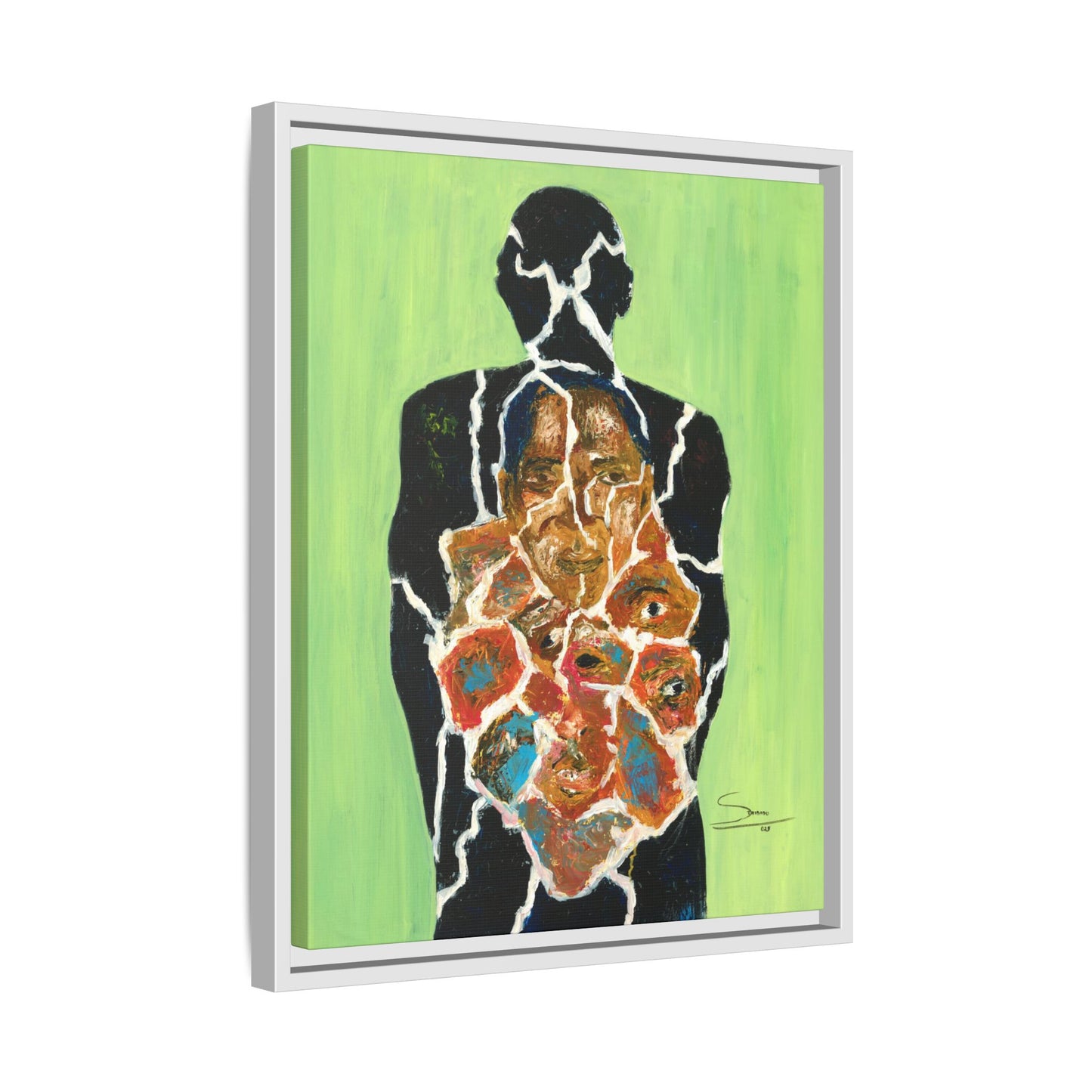 Framed Matte Canvas Print - The Fragment